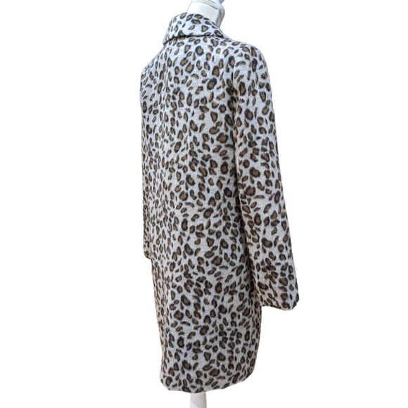 Pink Martini Collection Leopard Print Long Coat Size S - Picture 4 of 13